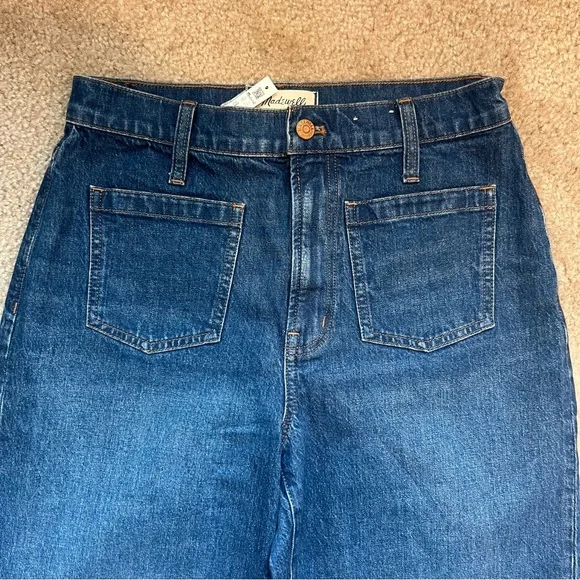 Madewell The Perfect Vintage Wide Leg Crop Jeans - Picture 3 of 10